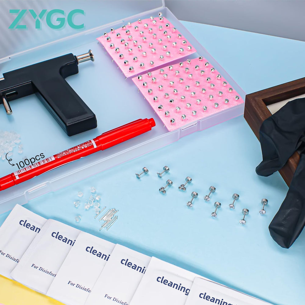 Zygc cleaning pads simplify sanitization before and after piercing