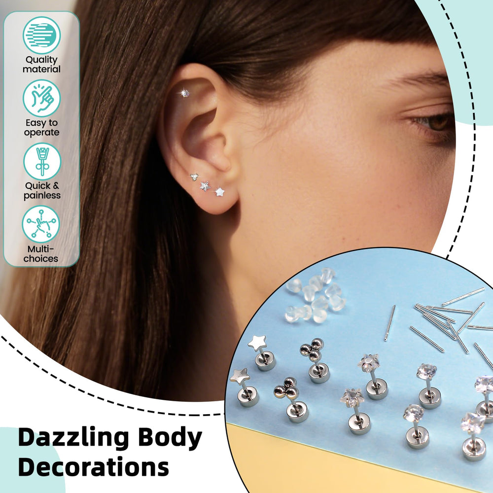 Zygc silicone e-backers keep earrings secure during activities