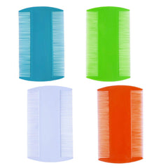 Zyoung doublesided fine-tooth combs set in assorted colors for quick detangling on the go.
