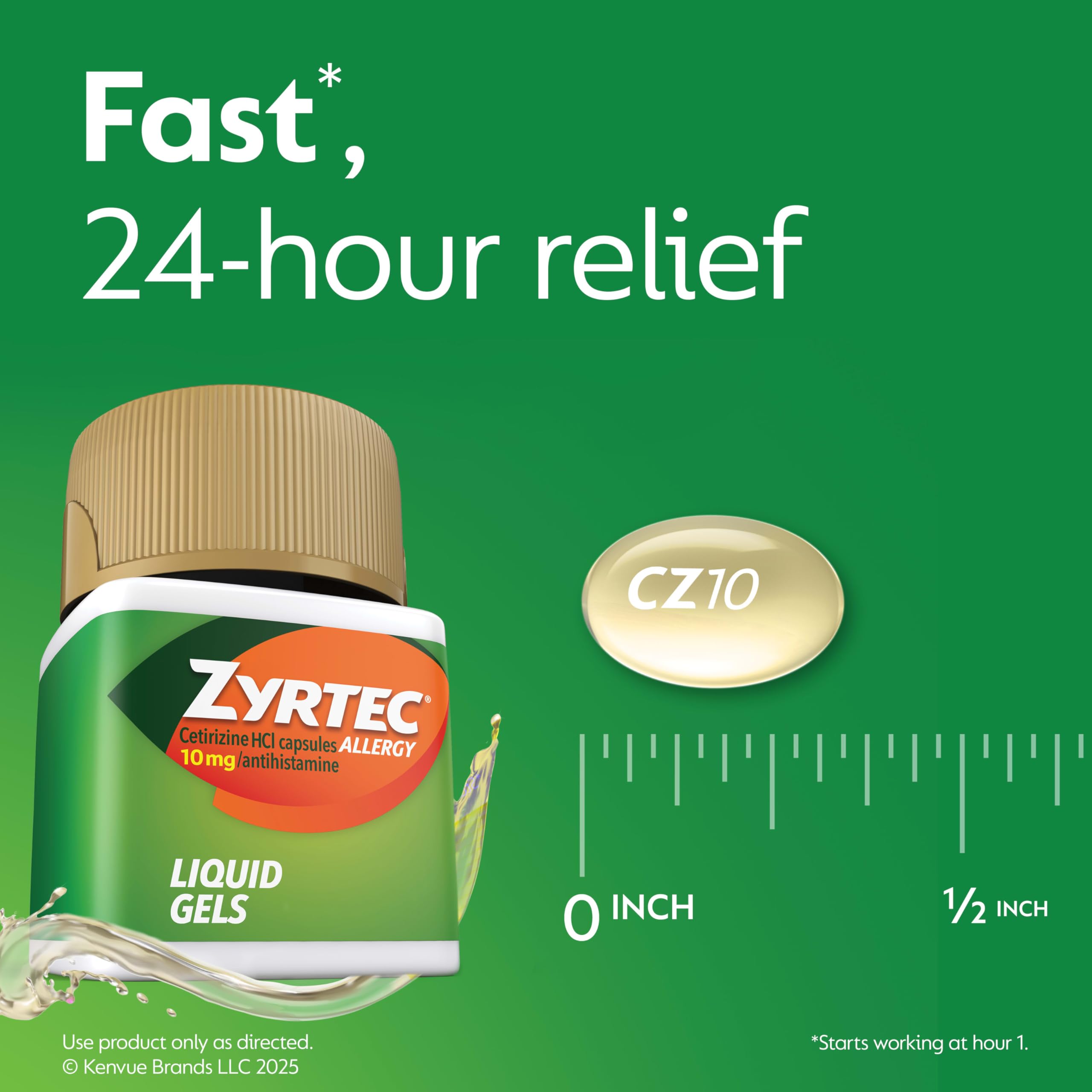 Kids six and older using Zyrtec in a family pack.