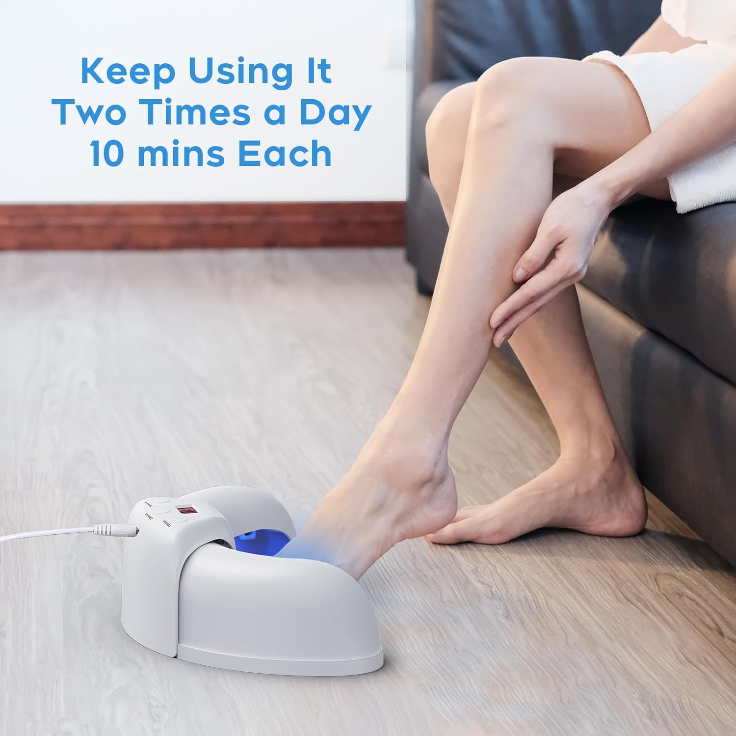 ZZP Nail Fungus Device cleaning prep before treatment